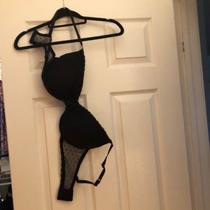 Candies black bra with molded cups. Adjustable straps Size 38DD. Never worn.
